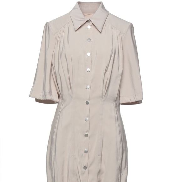 NWT ba&sh Cara Button Front Shirt Dress - Picture 3 of 6